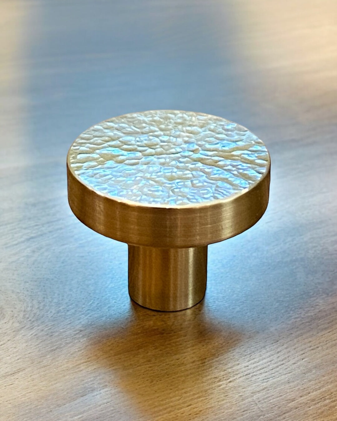 hand hammered knob